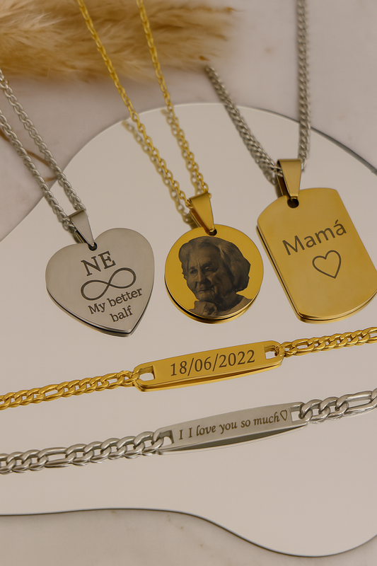 “Recuerdo Vivo” – JOYA FOTOGRABADA PERSONALIZABLE (COLLAR / PULSERA)